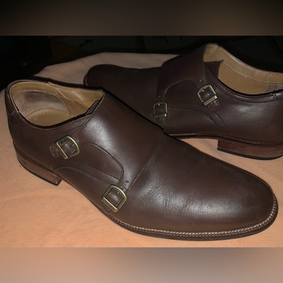 Cole Haan Leather Harrison Monkstrap - Picture 1 of 8